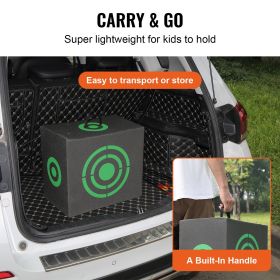 Archery Target, 16"x18" All-side Shotting Archery Arrow Target, Outdoor Portable Archery Target with Carry Handle, Easy Arrow Removal